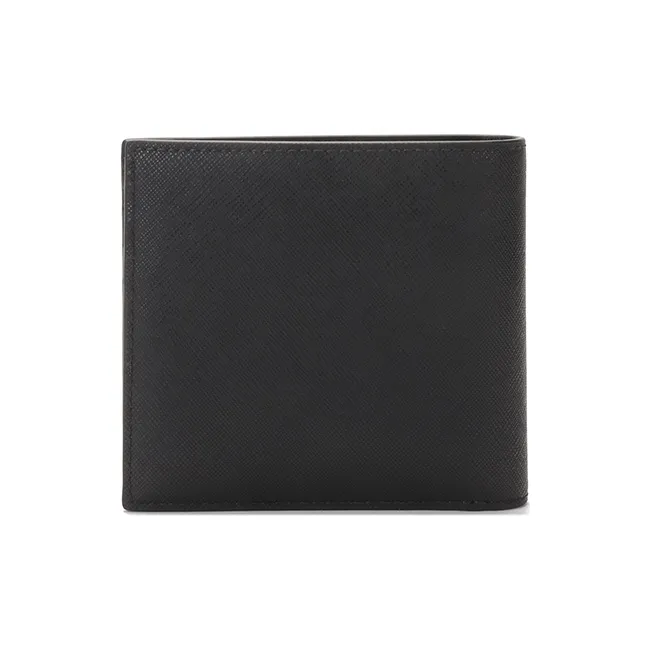 BALLY Money Clip Leather Wallets Men's Black-3
