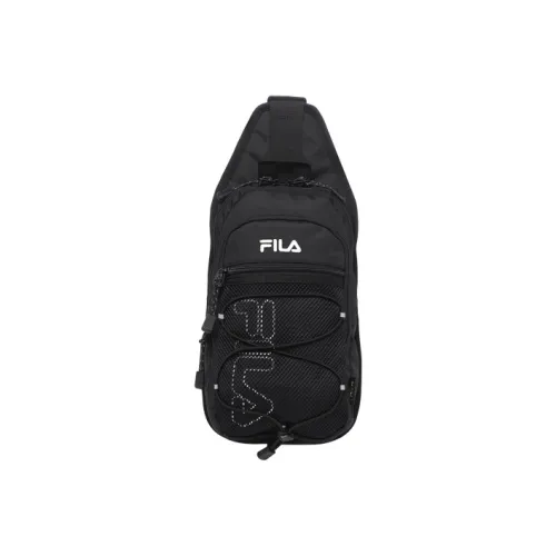FILA Polyester Crossbody Bag Fanny Pack Sling Bag Regular Men's Black