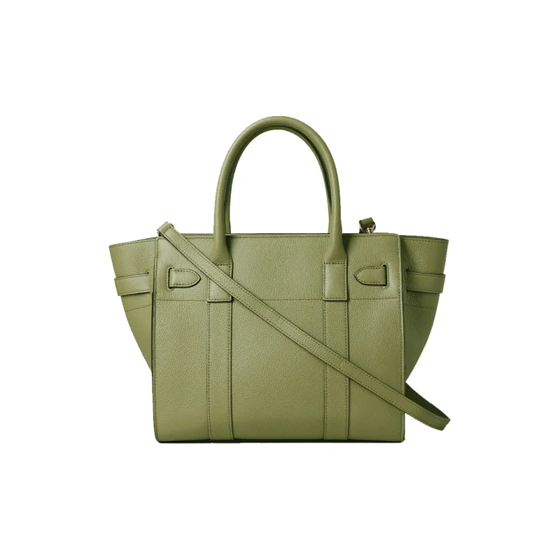 Mulberry Bayswater Leather Crossbody Bag Women's Green-2