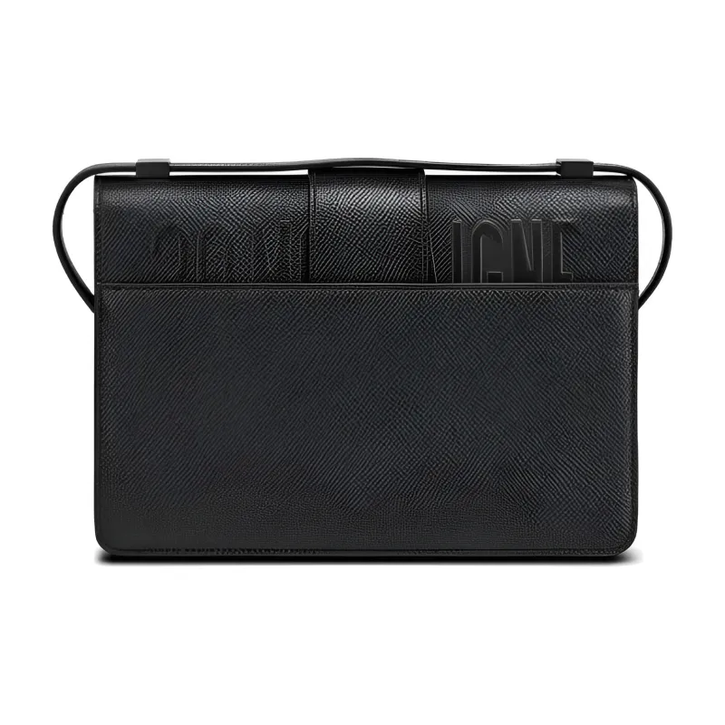 DIOR 30 Montaigne Grained Calfskin Box Bag, Shoulder Bag, Crossbody Bag Women's Black-4