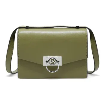 MICHAEL KORS Hendri Leather Crossbody Bags Shoulder Bags Small Size Women's Olive Green