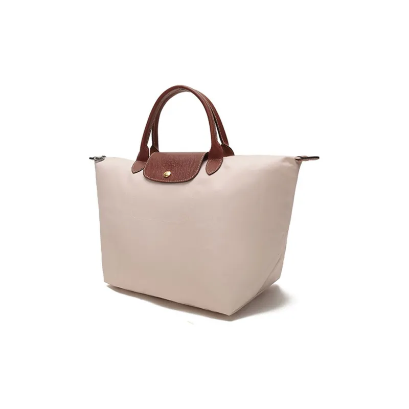 LONGCHAMP Le Pliage Fabric Dumpling Bag Handbags Medium Size Women's Nude Pink-1