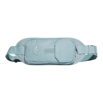 Adidas Originals Polyamide Sling Bag, Crossbody Bag, Fanny Pack Unisex Solid Color, Mint Green