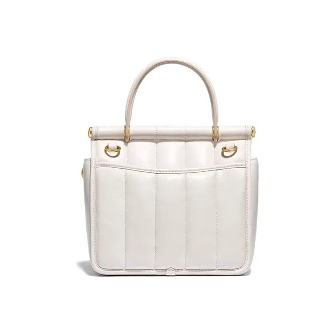 COACH Willis Sheepskin Shoulder Bag Crossbody Bag Handbag Small Size Women's Pink White-2