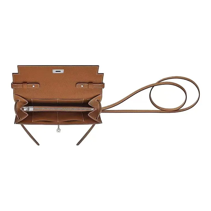 HERMES Kelly To Go Epsom Calfskin Portable Crossbody Bag, Shoulder Bag Regular Women's-2