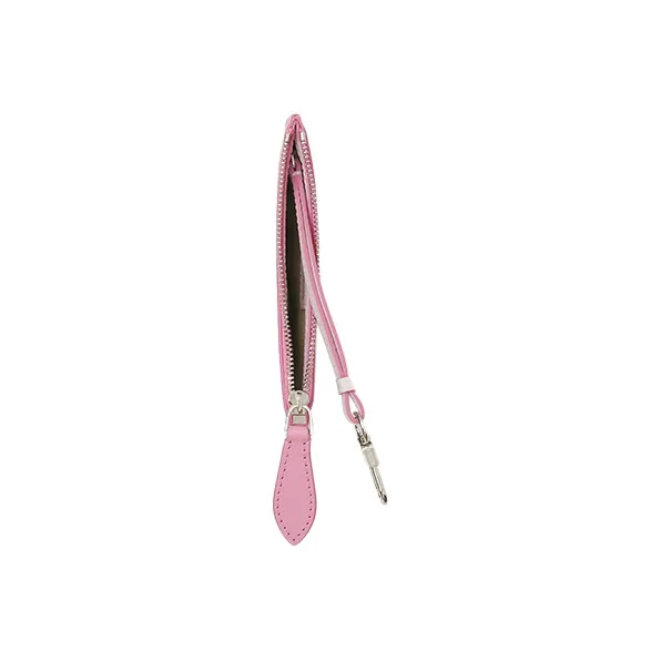 Burberry Olympia Cow Leather Clutch Wallet Money Clip Storage Bag Coin Purse Women's Cherry Blossom Pink-4