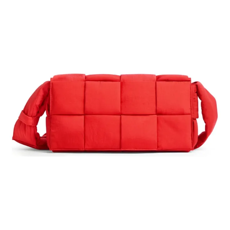 Bottega Veneta Padded Tech Cassette Tomato-0