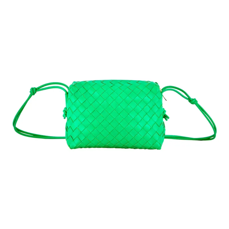 Bottega Veneta Loop Intrecciato Camera Bag Small Parakeet-0