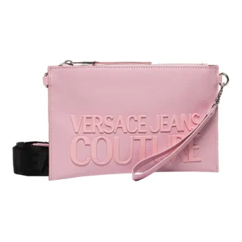 VERSACE JEANS COUTURE Artificial Leather Crossbody Clutch Women's Light Pinkish-Purple