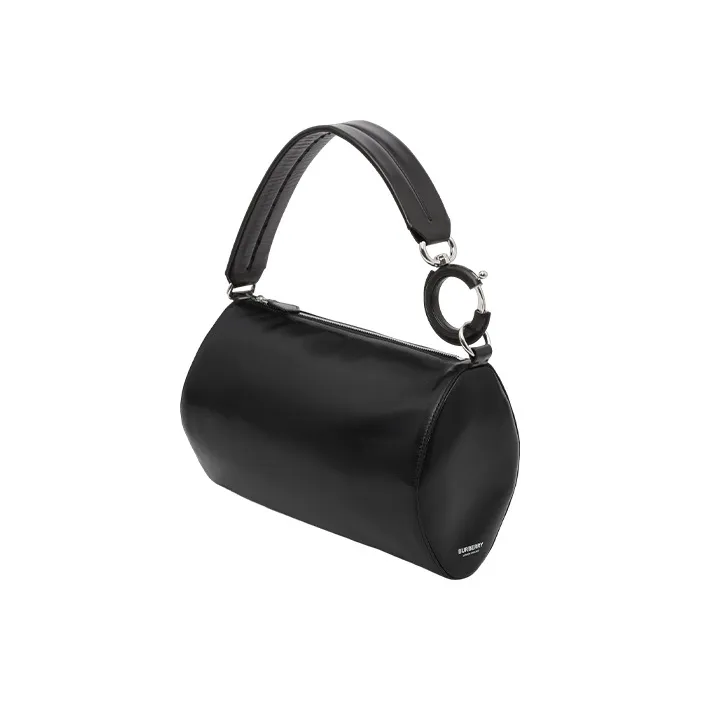 Burberry Calfskin Rhombi Bag, Shoulder Bag Trumpets Women's Black-2