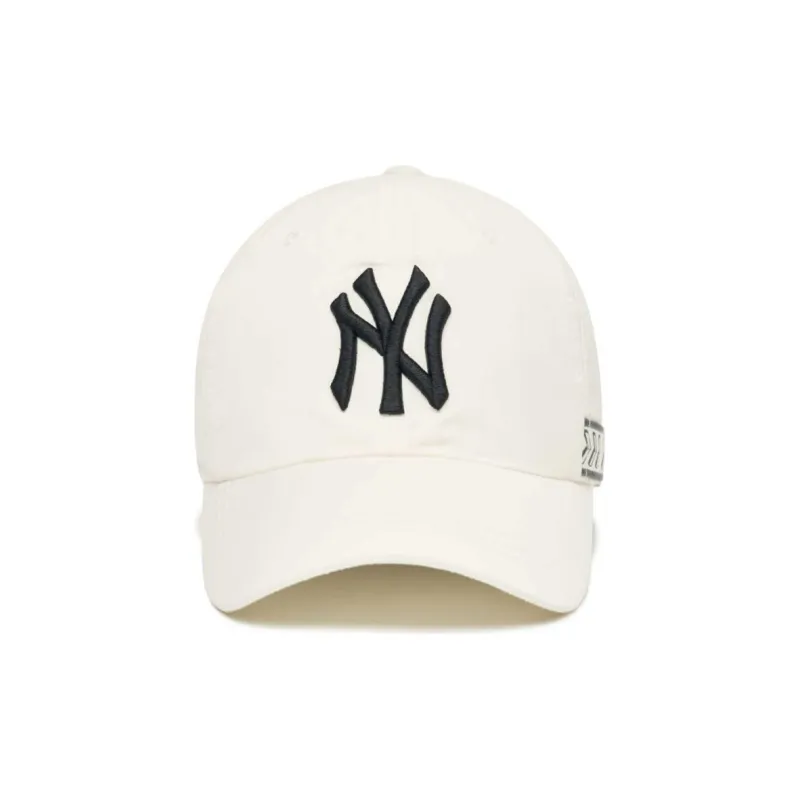 MLB Cotton Baseball Caps Unisex White-1