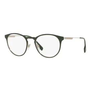 Burberry Eyeglass Frames Unisex Green/Black