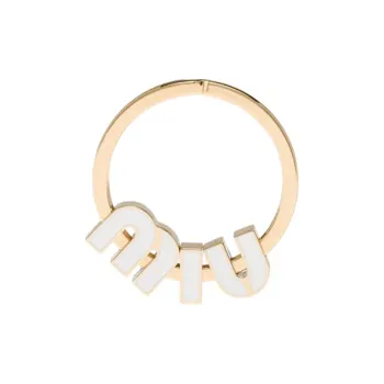 MIU MIU Keychains Unisex Gold