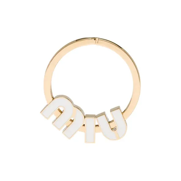 MIU MIU Keychains Unisex Gold-0
