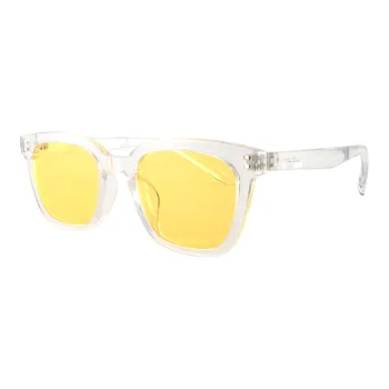 MUZU TR/Memory Plastic Square Sunglasses Unisex