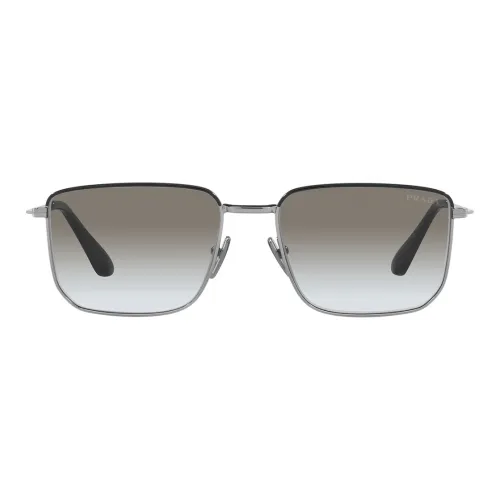 PRADA Sunglasses Unisex Silver