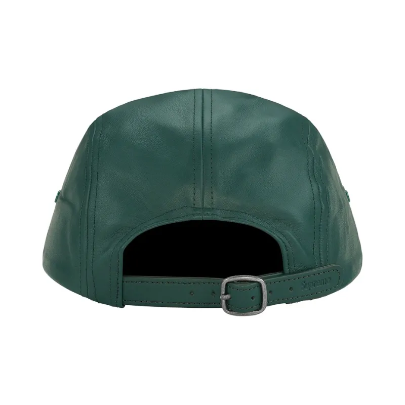 Supreme Leather Camp Cap-3