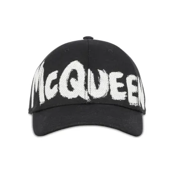 Alexander McQueen Baseball Caps Men Black