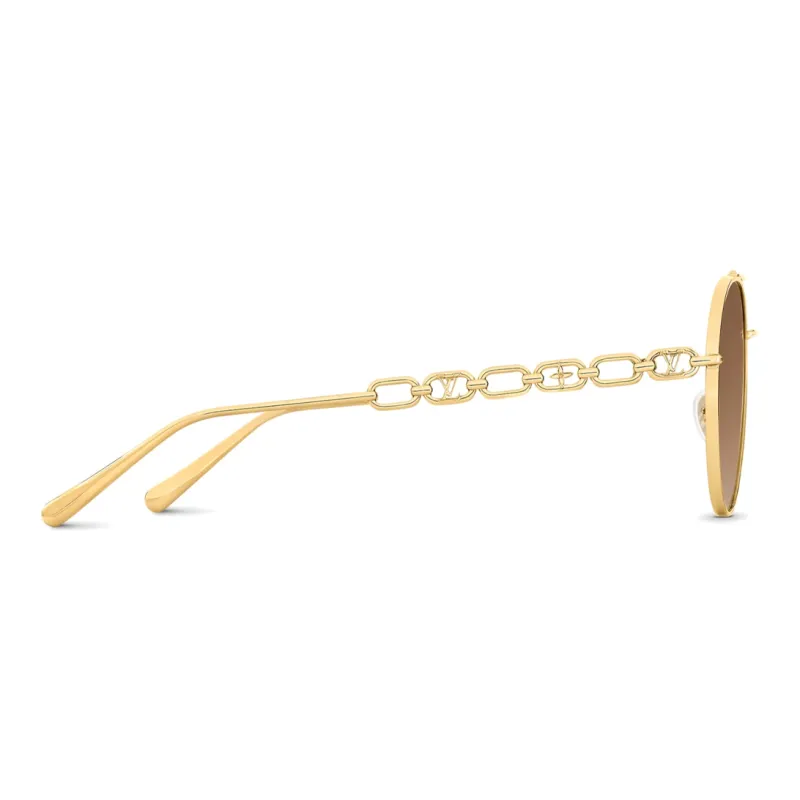 LOUIS VUITTON My Lv Chain Pilot Sunglasses-2