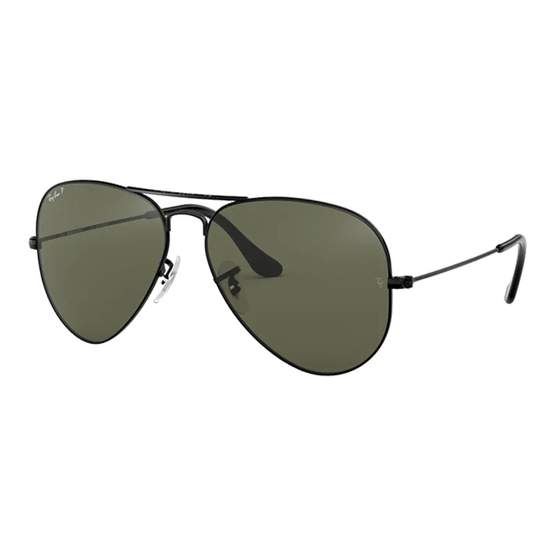 RayBan Alloy Aviator Sunglasses Unisex Green-0