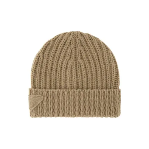 PRADA Beanies Unisex Khaki