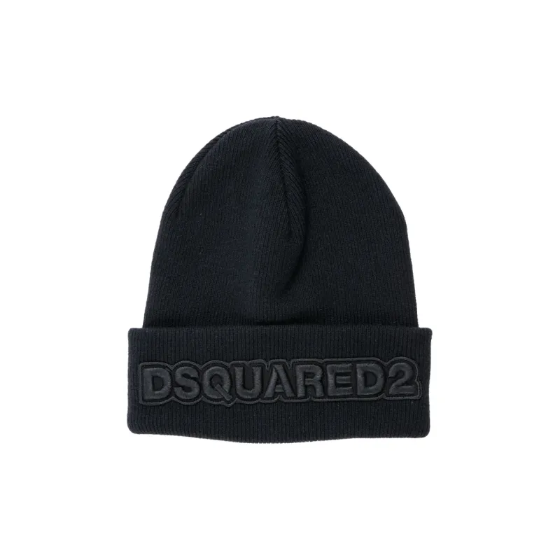 DSQUARED 2 Logo Embroidered Beanie-0