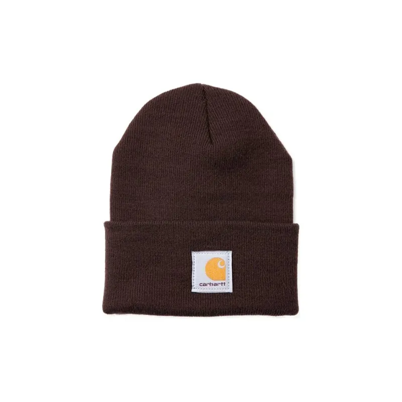 Carhartt Acrylic Beanies Unisex Dark Brown-0