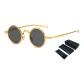 Gold Frame with Black Lens