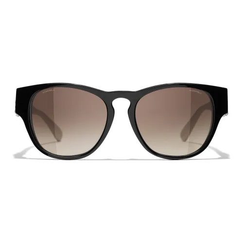 CHANEL Sunglasses Unisex Black