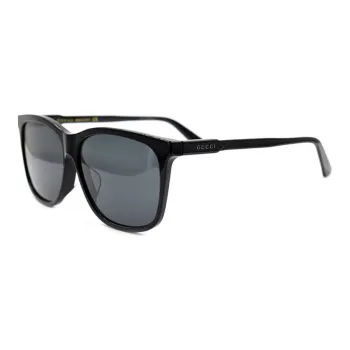 GUCCI Plate Frame Butterfly Sunglasses Men's Black