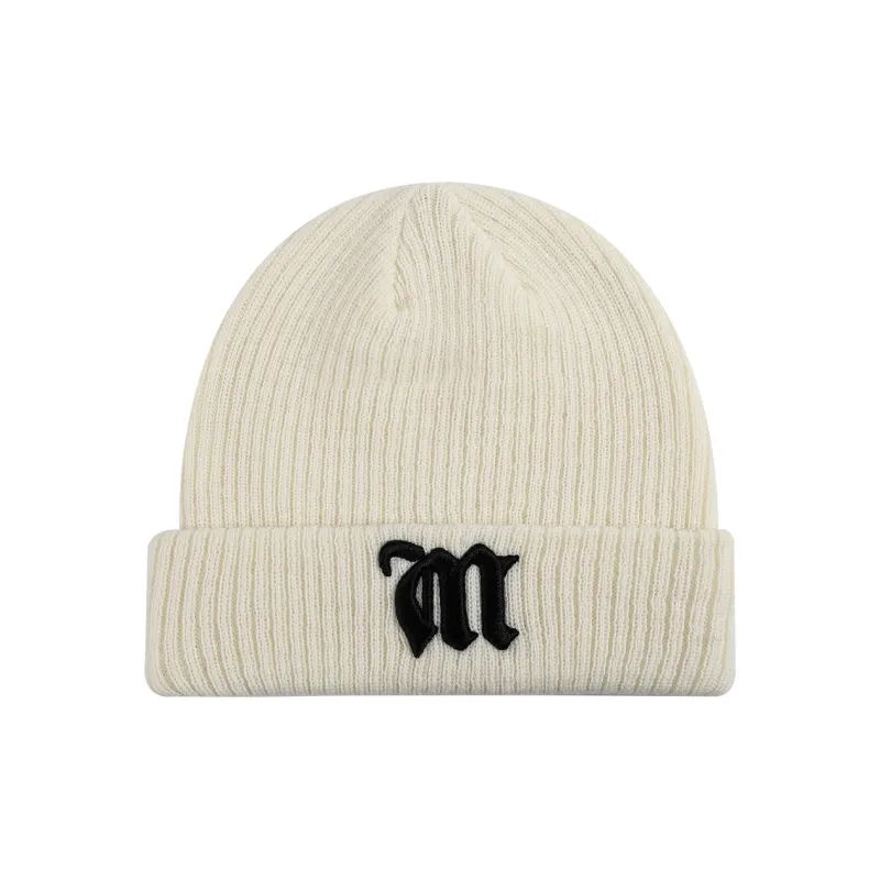 MYOMY Wool Knitted Fabric Beanies Unisex-2
