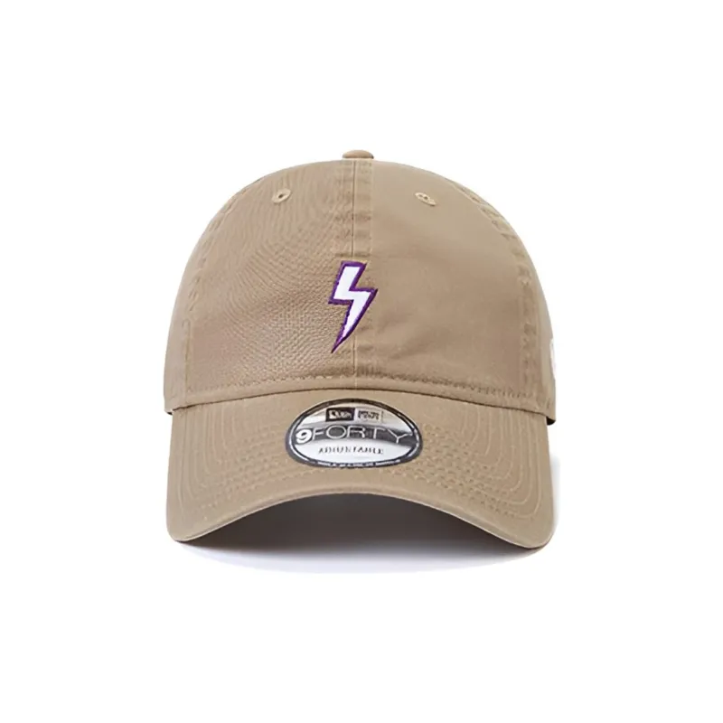 New Era Cotton Baseball Caps Unisex Khaki-1