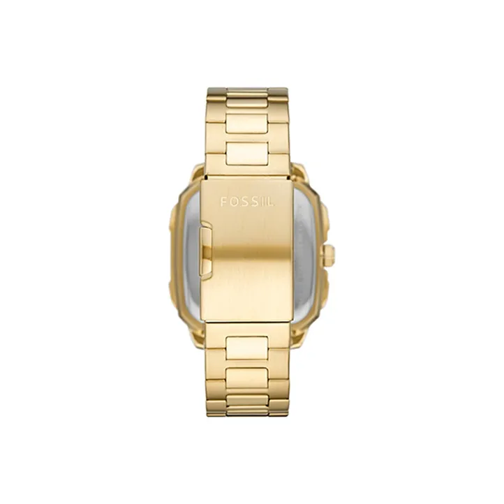 FOSSIL Wrist Watch Automatic Mechanical Movement Stainless Steel Strap Cut Out Dial Men's Watches-2
