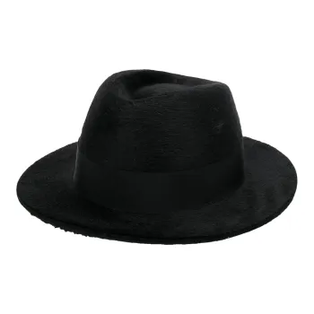 SAINT LAURENT Ribbon Band Fedora Hat