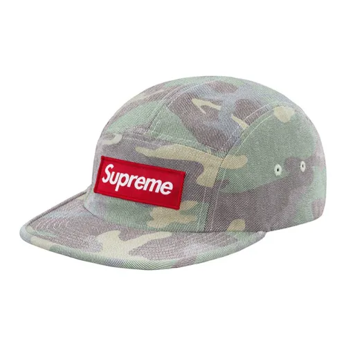 Supreme Washed Out Camo Camp Cap