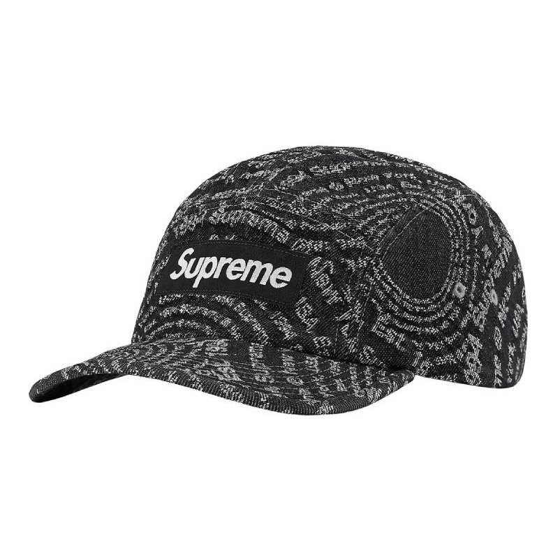 Supreme Circles Jacquard Denim Camp Cap - POIZON
