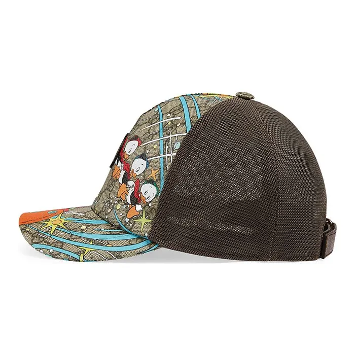 GUCCI X Disney Donald Duck Print Trucker Cap-1