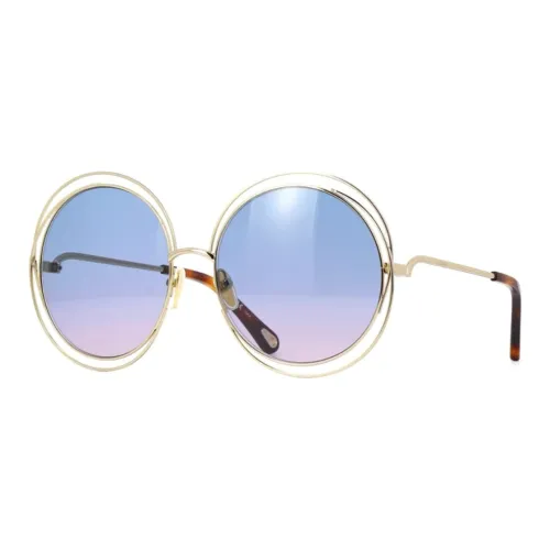 Chloé Sunglasses Unisex Gold/Blue