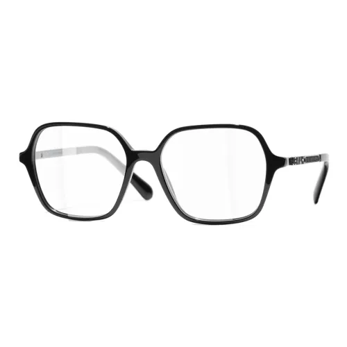 CHANEL Eyeglass Frames Unisex Black