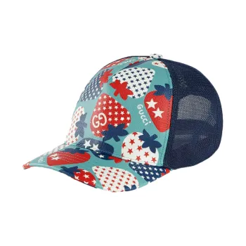 GUCCI Baseball Caps Kids Red Blue
