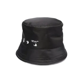 OFF WHITE Bucket Hat Women's Black