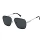 Silver Frame with Black Gray Lens
