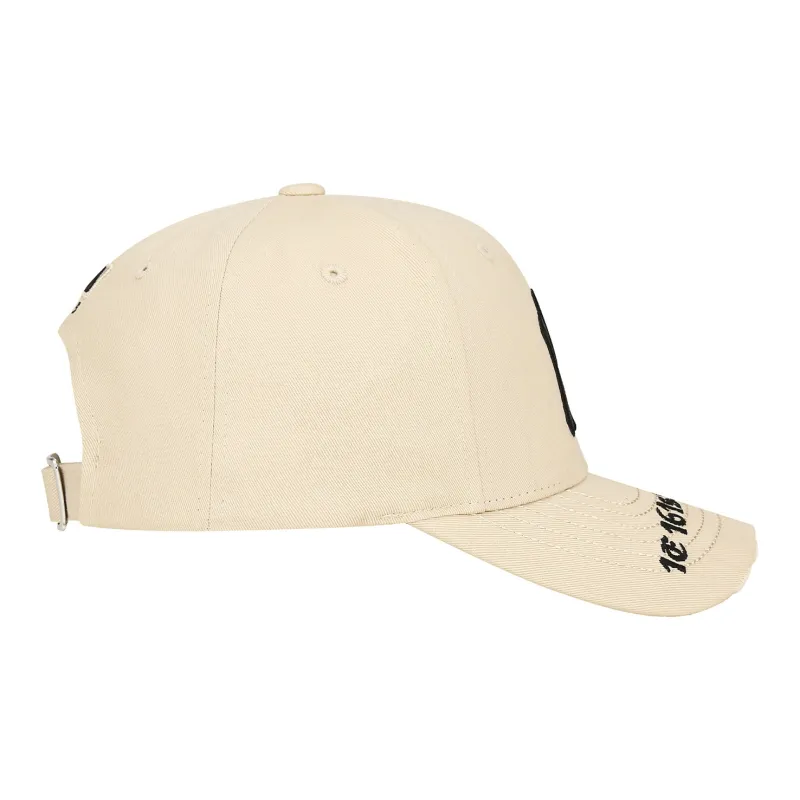 MLB Cotton Baseball Caps CPKP Unisex Black/Beige-4