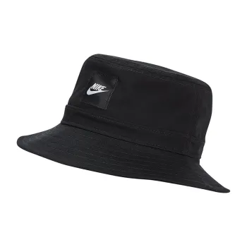 Nike Logo Cotton Woven Bucket Hat Kids' Black