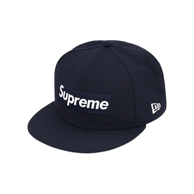 Supreme Sharpie Box Logo New Era Fitted Cap Green-7