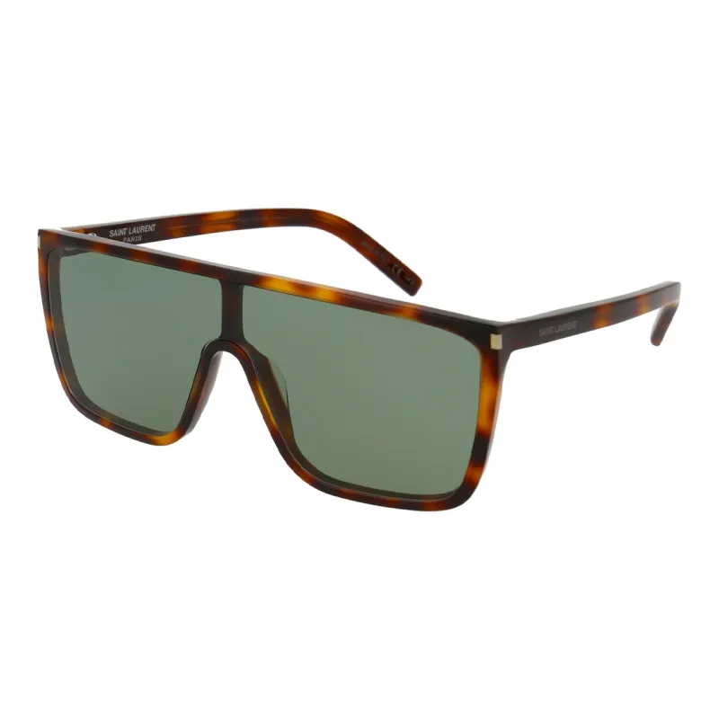 SAINT LAURENT Shield Frame Acetate Sunglasses-0