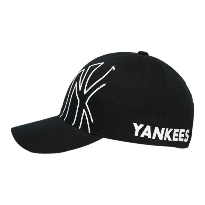 MLB Cotton Baseball Caps Unisex Black-2