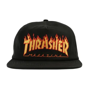 Thrasher Baseball Caps Unisex Black