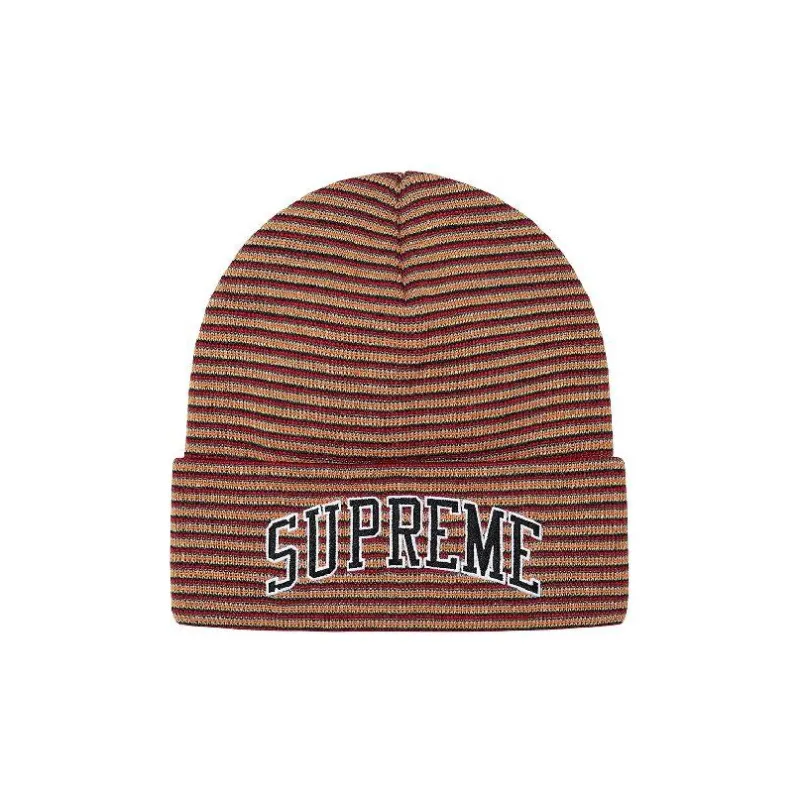 Supreme Rainbow Stripe Beanie-5