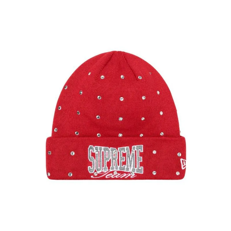 Supreme New Era Rhinestone Beanie-1